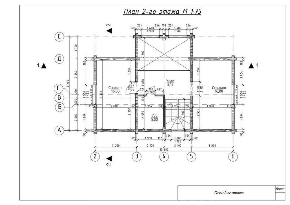 Дом Загородный, 100м2