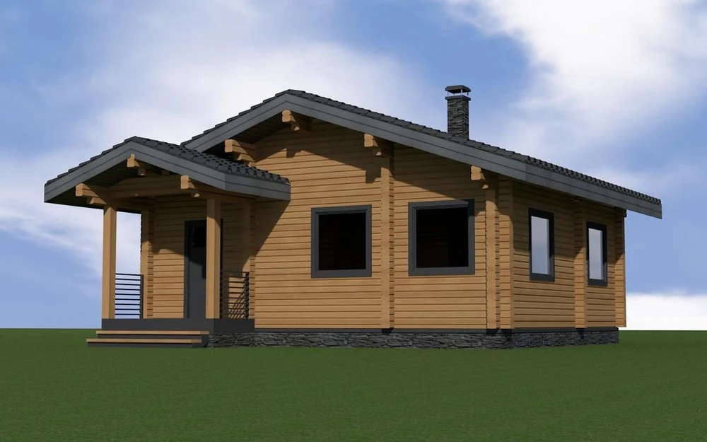 Дом Уютный, 60м2.